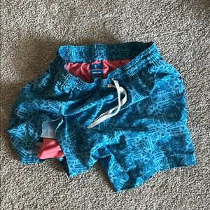 Chubbies Blue Patterned Swim Trunks